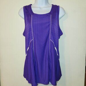 Older style Athleta Purple Tank Top Athletic Polyester XL